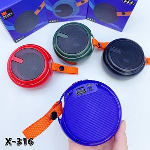 Altavoz Inalámbrico Portátil X-316, Altavoz de Fiesta para Exteriores de 5W de Plástico con Micrófono, Compatible con Tarjeta TF - Product Image 3