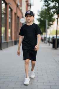 Ensemble de vêtements pour enfants personnalisé en deux pièces, survêtement en laine, haut et short, tenue décontractée pour garçons et filles, imprimé animal, 1-5 ans, printemps - Product Image 3