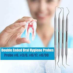 Ensemble d'outils de nettoyage dentaire pour chevaux en acier inoxydable allemand, 7 pièces, kit d'hygiène, instruments chirurgicaux, cure-dent, miroir, professionnel - Product Image 5