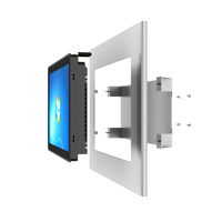 Panel HMI OEM 21,5 Inci RS485/RS232 All in One Monitor Layar Sentuh IP65 Komputer Panel PC Industri