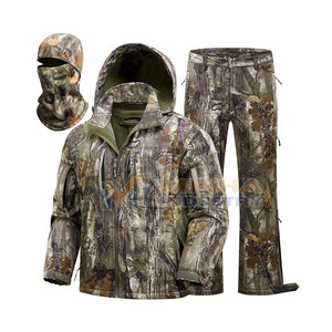 Uniforme de chasse léger et imperméable pour hommes, idéal pour toutes les saisons en plein air, tenue de chasse respirante et camouflage - Product Image 1