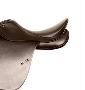 Selle de saut anglaise la plus vendue en Inde, faite à la main en cuir marron foncé, prix de gros pour l'équitation - Product Image 2