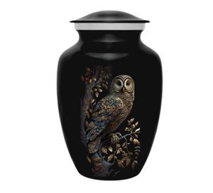 Pet Cremation Urn for Ashes Pet <b>Lover</b> Black Decorative <b>Animal</b> Urn Large for Ashes Holds Upto 200Lbs - Product Image 2