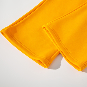 กางเกงกีฬาขายาวสำหรับทั้งชายและหญิงทรงแบ็กกี้กางเกงวิ่งพร้อมสายรัดเอวกลางแบบยืดหยุ่นผ้าแคนวาส - Product Image 6