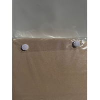 Sac de rangement personnalisé en PVC transparent pour literie, avec soufflet de fond et fermeture auto-agrippante/Velcro
