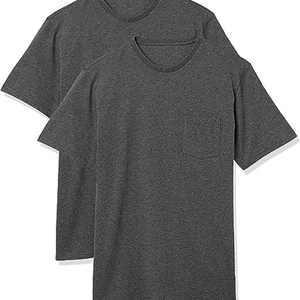 Camisetas de moda sueltas de alta calidad, ropa de calle de algodón 100% personalizada, camisetas en blanco para hombres - Product Image 1