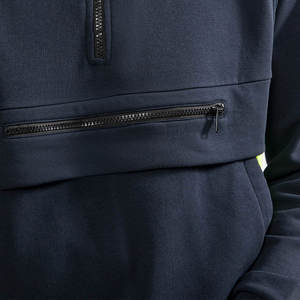 OEM de gran tamaño polar hombres sudaderas con capucha transpirable color sólido Tasa de fábrica unisex logotipo personalizado streetwear Premium invierno de alta calidad - Product Image 2