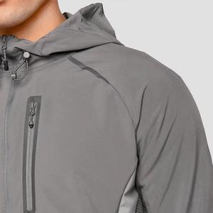 Manteau de sport de plein air décontracté à col montant avec fermeture éclair pour hommes, survêtement, veste de survêtement d'entraînement, nouvelle toile légère - Product Image 4