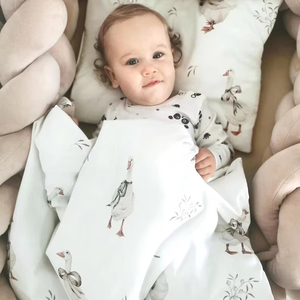 Set di biancheria da letto neonato in cotone biologico <span class=keywords><strong>per</strong></span> bambini Baby Shower regalo morbido Comfort di sicurezza piumino e federa Set biancheria da letto <span class=keywords><strong>per</strong></span> bambini e bambini - Product Image 1