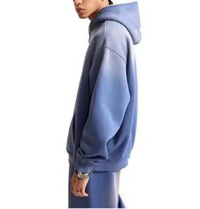 Los mejores fabricantes Custom MensAcid Wash Chándales Custom Logo Printing 100% Cotton Acid Wash Men Chándales - Product Image 3