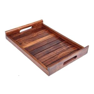 Ramadán Kareem Art Deco Bandeja de madera para el hogar Oficina Boda Diwali Uso - Product Image 5