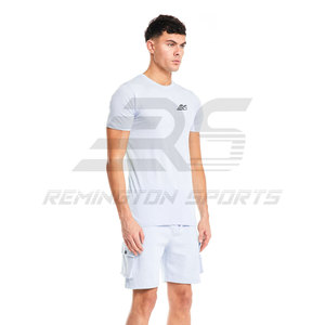 Wholesale High Quality Men's Solid Color <b>Twin</b> <b>Sets</b> Casual Design Breathable <b>Twin</b> <b>Sets</b> - Product Image 5