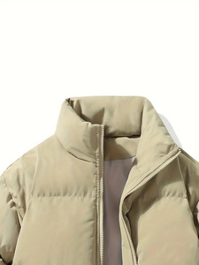 Chaqueta bomber de cuero personalizada directa de fábrica para hombre, transpirable e impermeable, estilo Hip Hop para invierno, precio al por mayor - Product Image 4