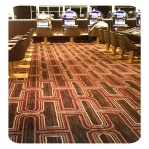 现代设计宴会厅地毯机制成簇绒切割尼龙材料，用于家庭商业用途祈祷可水洗