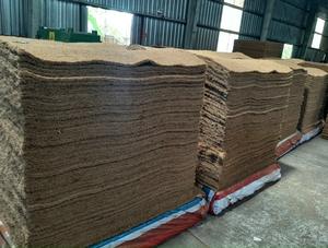 Tapis en fibre de coco carrée, filet en fibre de coco, fibres agricoles pour l'agriculture, pour l'extérieur, pour les animaux, pour les plantes, les arbres - Product Image 3