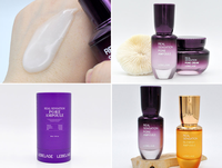 LEBELAGE 30ml Crème Ampoule Double Action Visage et Cou Vitamine B5 Peptides Resserrement des Pores Hamamélis Hydratation Soin Anti-Rides