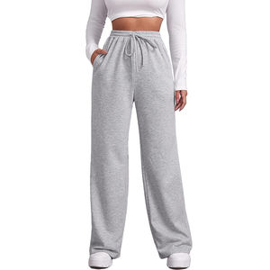 Pantalons de survêtement baggy pour femmes Vêtements de détente aux chevilles évasées confortables avec pantalons de survêtement à la mode coupe décontractée - Product Image 2