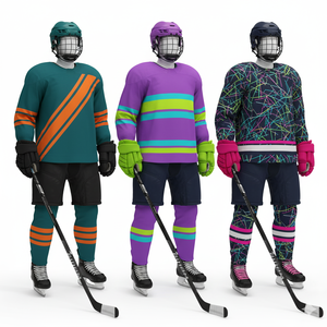 Uniforme de Hockey sobre Hielo Sublimado Avanzado 2026 |   Conjunto de Equipo Personalizado |   Venta al por Mayor Directa de Fábrica OEM - Product Image 1