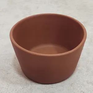 Indian Manufacturer Exporters Wholesale Price Soup Bowl Vegetable Bowl Handmade Traditional Clay Pottery Terracotta Serving Bowl