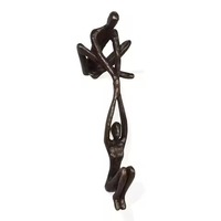 Vente chaude Art En Aluminium Artificielle Animal Cerf Statues en Or Revêtement Sculpture Élégante pour Bureau À Domicile Décor De Table
