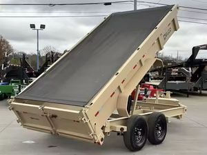 Remolque volquete telescópico 7x14 7TON con ruedas de alumbre a la venta - Product Image 5