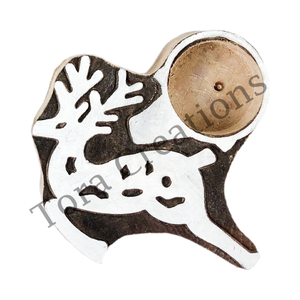 Wholesale Round Star <b>Tea</b> <b>Light</b> Holder Wooden Candle Holder for Home Party Wedding Christmas and Easter Decorations - Product Image 2