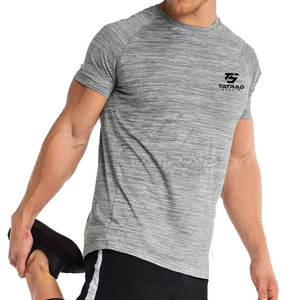 T-shirt de course respirant personnalisé 100% coton, t-shirt de sport pour la salle de sport, confortable, coupe classique pour homme, fabriqué au Pakistan - Product Image 5