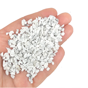 Super cristal blanc howlite pierre en vrac pierres précieuses puces polies pierre dégringolée pierre de guérison cristal cailloux grossiste - Product Image 5