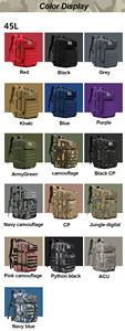 25l-45l जिम मोचिस वाटरप्रूफ कूलर बैकपैक थैली एक डू सैन्ययर टैक्सटिको रणनीतिक बैकपैक्स के लिए - Product Image 3