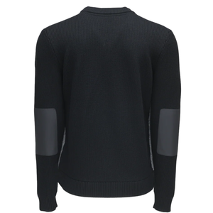 <b>Mens</b> V Neck <b>Sherpa</b> Jacket Zip Front <b>Fleece</b> Lined Knit Long Sleeve Warm Winter Formal Layering Outerwear Top - Product Image 4