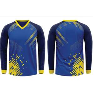 Pull de cricket haute performance à manches longues, coupe raglan, design de bande sur l'ourlet, tissu Cooltech, doublure en polaire épaisse pour plus de chaleur - Product Image 2