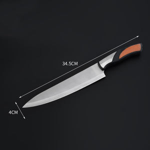 มีดเชฟเหล็กดามัสกัสทำด้วยมือแบบมืออาชีพสีทึบทำในโรงงานสำหรับใช้ในห้องครัว - Product Image 4