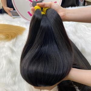 Pas de cheveux bruts chimiques donneur unique vietnamien naturel droite cheveux humains 100% non transformés acheter des extensions de cheveux en vrac - Product Image 3