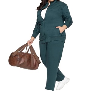 Ensemble de survêtement streetwear pour femme en coton 100% à séchage rapide avec taille élastique, personnalisable OEM ODM, vente en gros, collection mode 2026 - Product Image 3