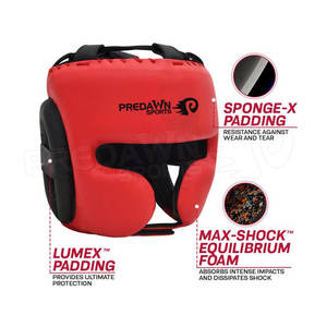 Haute qualité PREDAWN SPORTS PS #1704 protège-tête unisexe pour MMA boxe cuir Pu cuir personnalisable couleur/Logo/taille de protection - Product Image 4