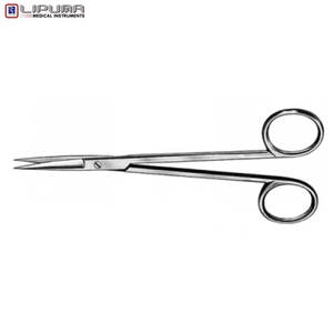 กรรไกรคุณภาพสูง ตรง 14 ซม. ใบมีดสแตนเลสทนทาน ด้ามจับสำหรับเครื่องมือแพทย์ ทันตกรรม และศัลยกรรม - Product Image 3