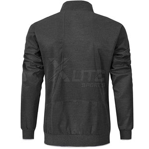 Price Performance Sportswear Full Zip Stand Collar Front Logo <b>Track</b> <b>Jacket</b> Men for Running Training Gym and Active Lifestyle - Product Image 2