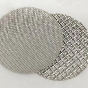 Ensemble de filtre à fusion haute précision personnalisé pour la filtration de la fibre, disque filtrant en acier inoxydable pour polyester PET - Product Image 1