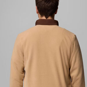 Sweat-shirt pour homme à col montant avec boutons, matière douce, prix avantageux pour les acheteurs en gros, logo personnalisé, design décontracté, haute qualité - Product Image 5