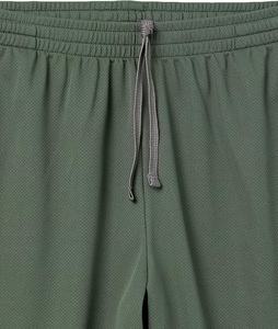 กางเกงขาสั้นออกกำลังกายในยิมของผู้ชายกางเกงขาสั้นกีฬาลำลองผ้าฝ้าย100% มีเชือกผูกสำหรับออกกำลังกายและวิ่งรูปแบบสีพื้น - Product Image 4