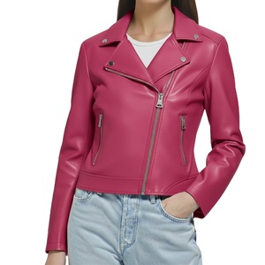 Chaqueta de Cuero Genuino de Primera Calidad para Mujer, Diseño de Lujo, Personalizada, de Alta Calidad - Product Image 1