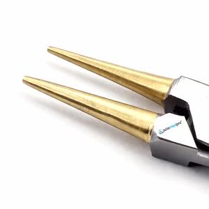 Round Nose Brass Piercing Pliers Precision Jewelry Forming <b>Tool</b> - Product Image 2