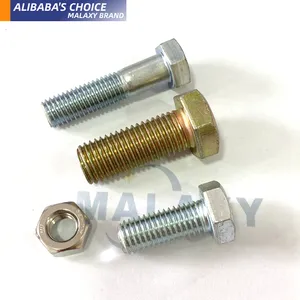 Malaxy Ss Hex Bolt 316 Bolt Factory Price Stainless Steel 304 316 Stainless Hexagonal Screw