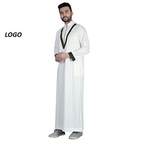 2024 batas bordadas personalizadas para hombres, venta al por mayor de alta calidad, de talla grande, árabe tradicional islámico Jubbah Thobes, Batas para hombres - Product Image 1