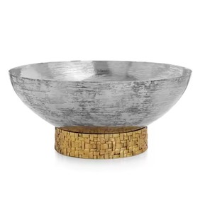 Bol à pâte décoratif de cuisine de forme ronde Maison et cuisine Bol à mélanger en bois émaillé de table - Product Image 3