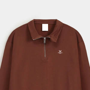 Quarter Zip en coton coupe-vent Logo personnalisé Plus Size Men Quarter Zip Style Unique Quarter Zip - Product Image 4