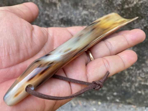 Chausse-pied en corne de buffle polie pour homme, artisanat indien fait à la main avec thème buffle d'eau, cadeau pour le port de chaussures - Product Image 5