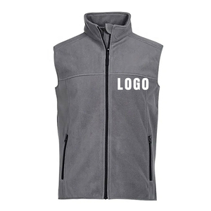 Chaleco de lana polar ligero y transpirable para hombre con bolsillo con cremallera perfecto para capas de invierno en estilo único - Product Image 1