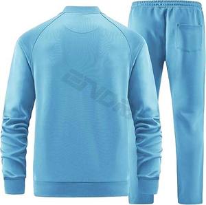 Trajes de chándal de poliéster y algodón 2022 para hombre, doble deslizador, Panel Reversible, trabajo, OEM, conjunto de dos piezas, ajuste holgado, ecológico, de talla grande - Product Image 2