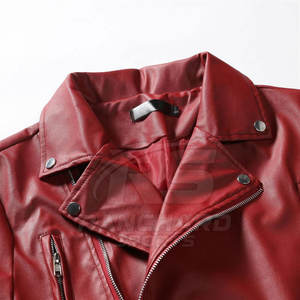 Chaquetas de Cuero de la Mejor Calidad para Hombre, Chaqueta con Cierre y Cuello Alto en Todos los Colores y Tallas, Chaquetas de Cuero para Hombre - Product Image 3